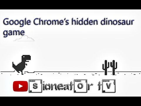Google Chrome's Hidden Dinosaur Game - YouTube