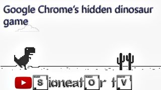 Google Chrome's Hidden Dinosaur Game