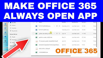 How to Make Office 365 Always Open the Desktop App by Default