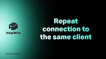 How to repeat connection to the same client