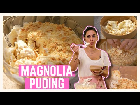 Yumurtasız Bulut gibi kremalı Magnolia Puding tarifi!