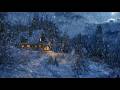 Extreme Winter Blizzard Sounds | Heavy Snowstorm & Wind for Sleeping | 3 Hours