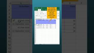 Insert multiple rows or columns in excel. #shorts