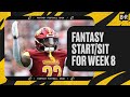 Fantasy Start/Sit for Week 8 | Fantasy Football Show 📝