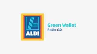Aldi Radio  Green Wallet 30