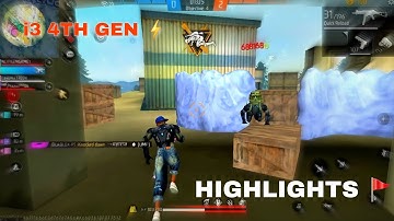 || Highlights 🚩|| Free Fire Intel core i3 4th Gen Intel HD 4400 90 FPS 960 × 578 ||