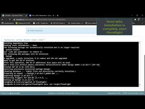 Lab 3. DoS Attack in SDN (Floodlight)