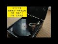 ステテコ節 加藤雅夫・神楽坂玉枝 蓄音機で再生。