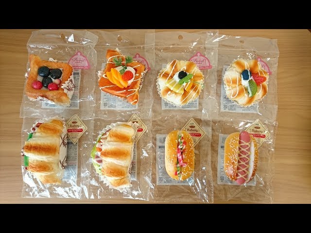 ダイソー購入品】食べ物スクイーズを触ってるだけ デニッシュ系