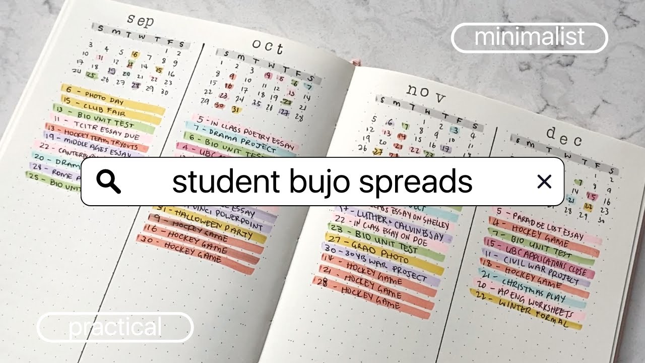 BuJo Ideas for Students & Teachers - Simply Stamps How-To
