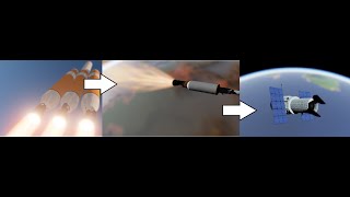 SimpleRockets 2 FULL GAMEPLAY I release a satellite around the Earth's orbit.