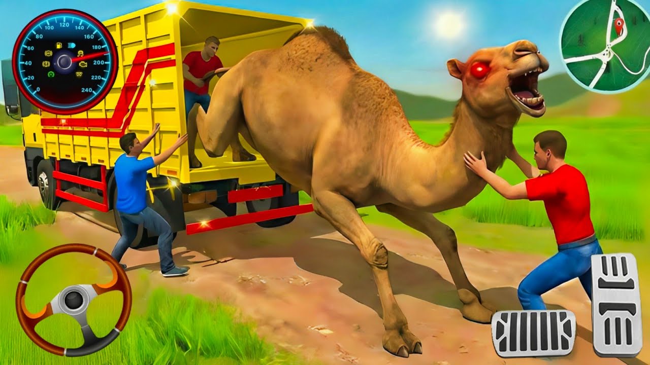 Animal Truck Simulator 🚛🐄 Dangerous Curve Road Android GamePlay