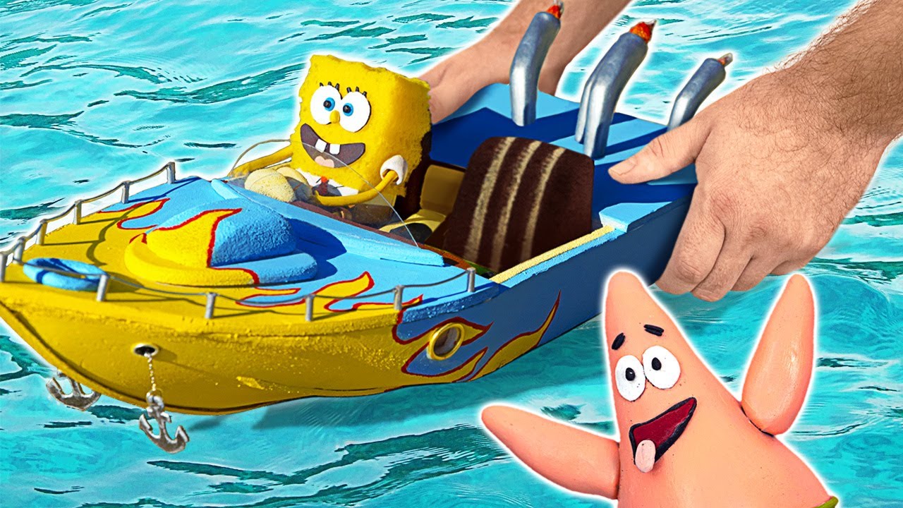 DIY SpongeBob Boat YouTube