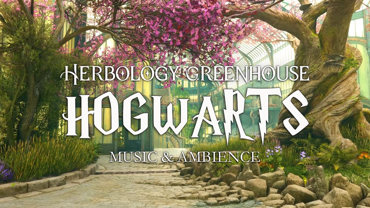 Hogwarts Legacy - Herbology Greenhouse at Hogwarts - Harry Potter Music & Ambience