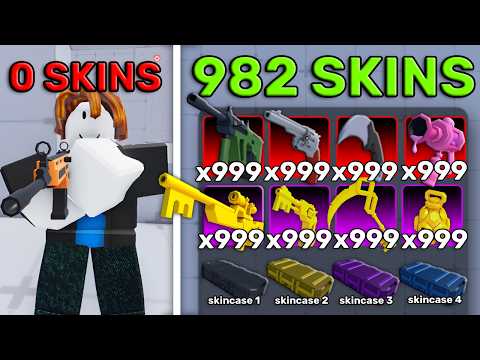 Buying EVERY SKIN as a NOOB in Roblox Rivals!