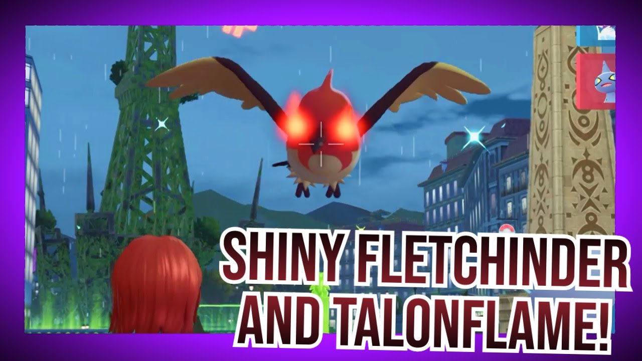 Shiny Alpha Fletchinder Encounter and Evolving into Shiny Talonflame! - Pokemon Legends: Z-A