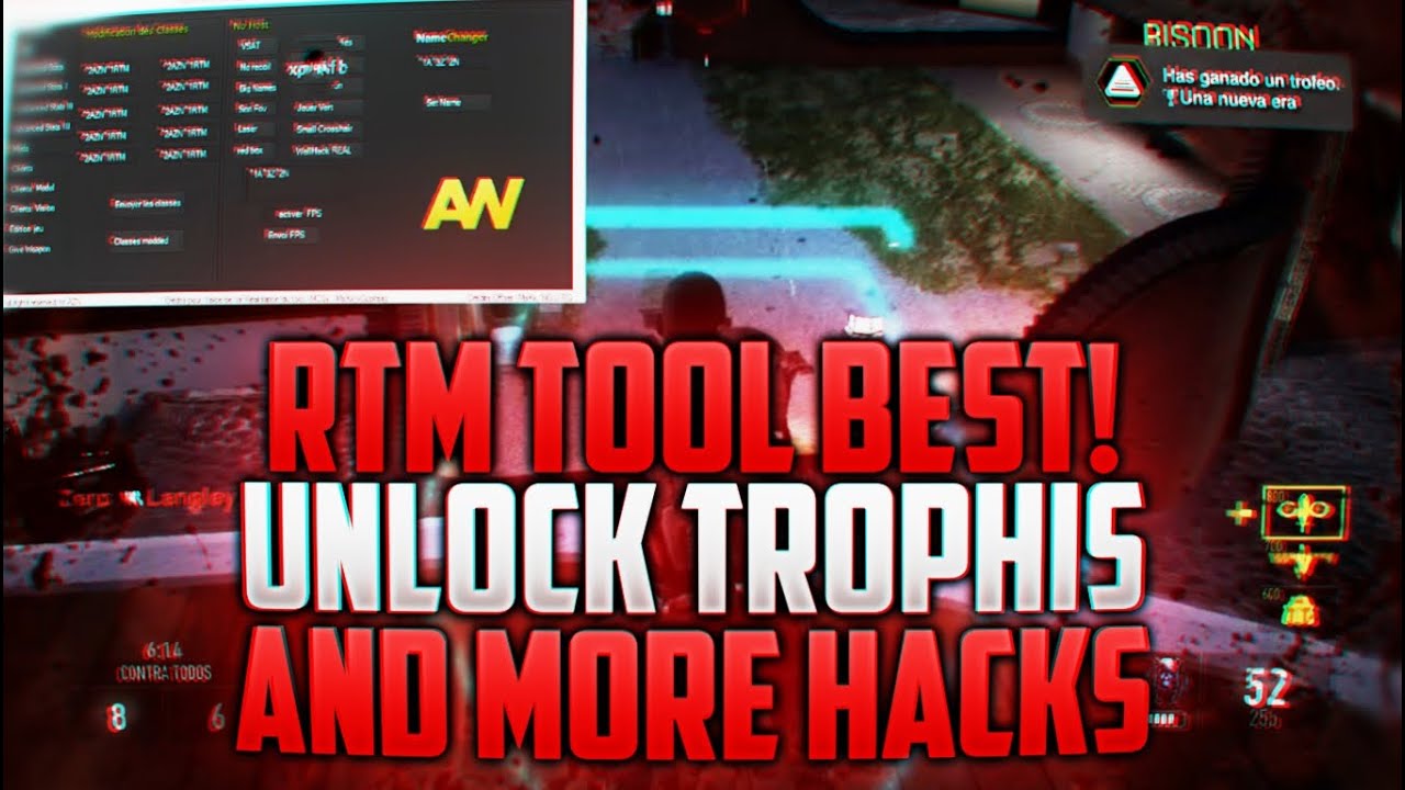 RTM TOOL AW 1.20 UNLOCK TROPHIES AND MORE HACKS / THE BEST TOOL + ANTIBAN  100% SEGURO + DOWNLOAD - 