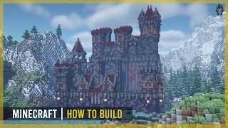 Minecraft How to Build a Dark Castle (Tutorial)