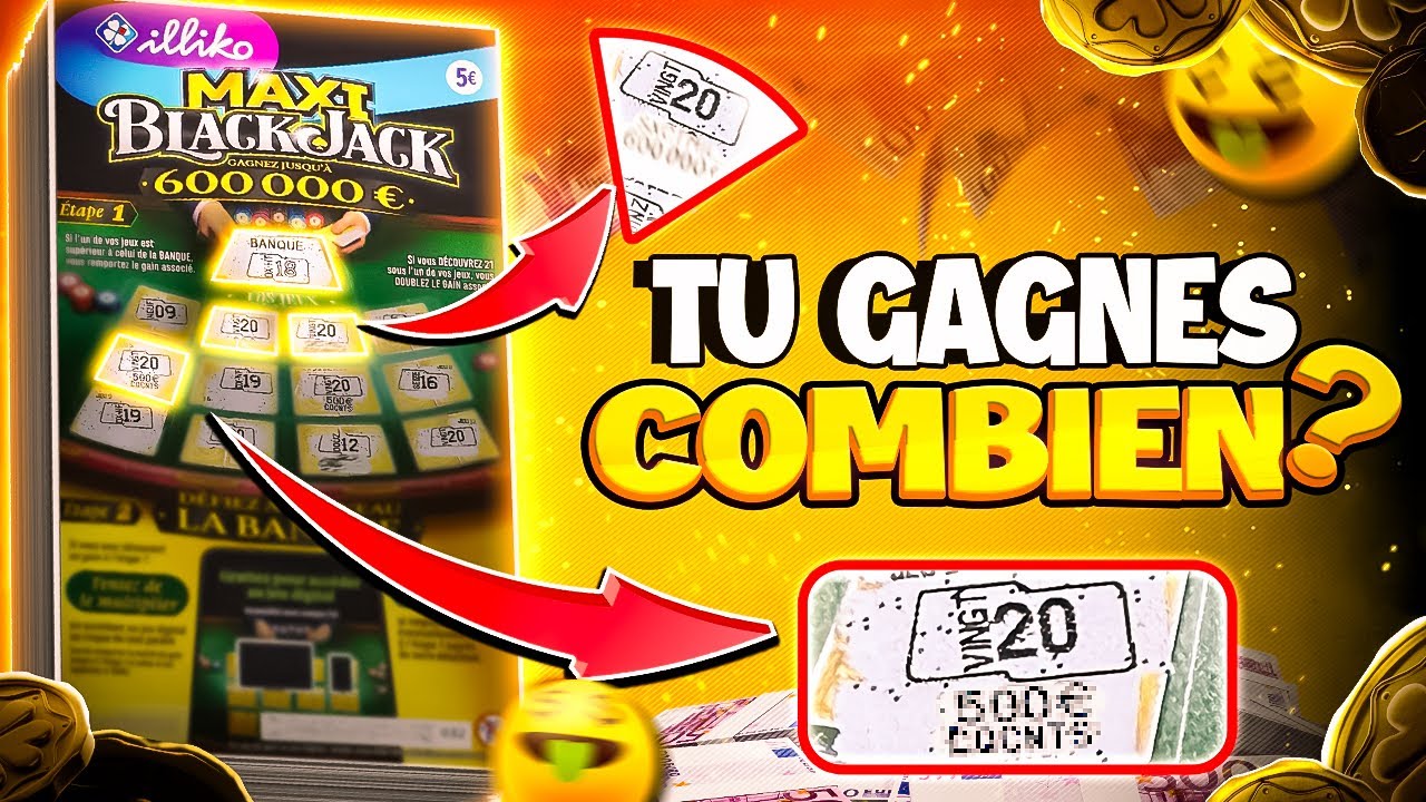 Un CARNET COMPLET de Maxi Blackjack ! Ça rapporte combien ?