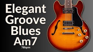 Elegant Groove Blues Guitar Backing Track In G Minor L Bt 598