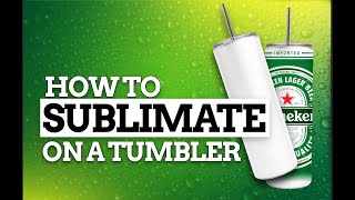 HOW TO SUBLIMATE ON A TUMBLER USING CRAFTING BESTIES SUBLIMATION PAPER USING A CONVECTION OVEN