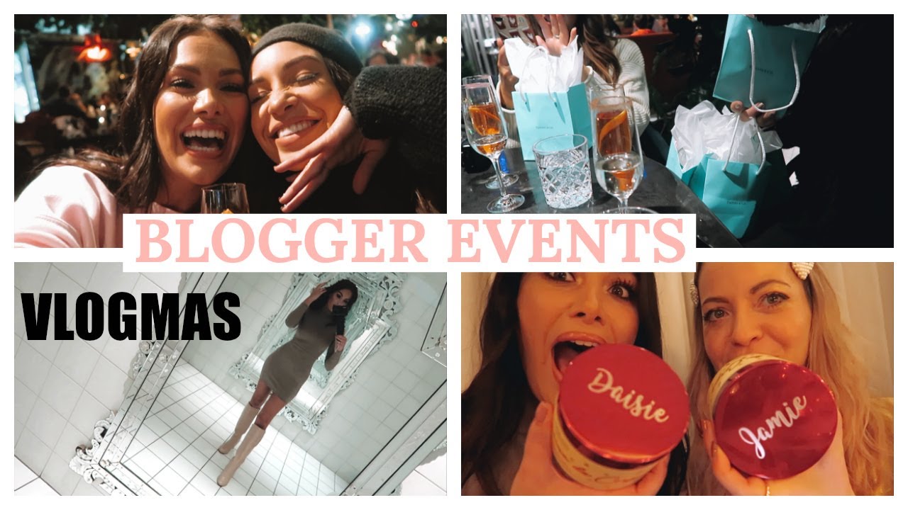 COME TO LONDON BLOGGER EVENTS WITH ME - VLOGMAS | Beauty's Big Sister