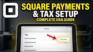 How to install Square Payments and tax settings in the USA - Complete Guide