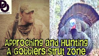 Approching and HUNTING a GOBBLERS Strut Zone