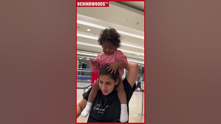 மகனை தலை மேல உட்கார வச்சு விளையாட்டு கட்டிய Nayanthara 🥰 Cute Video