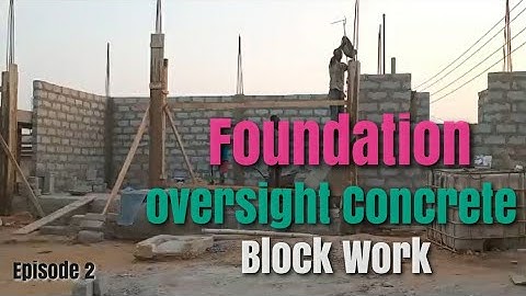 Building in Ghana Update 2024 | Foundation Work to Lintel | Block Work | Concrete Casting and Pillar
