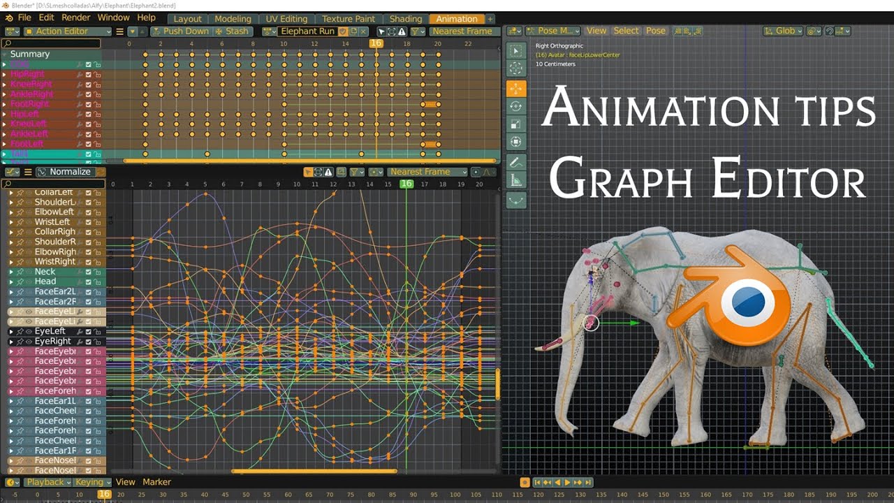 Animation Tips Using the Graph Editor in Blender