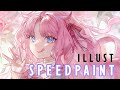 Speedpaint rose girl   photoshop process