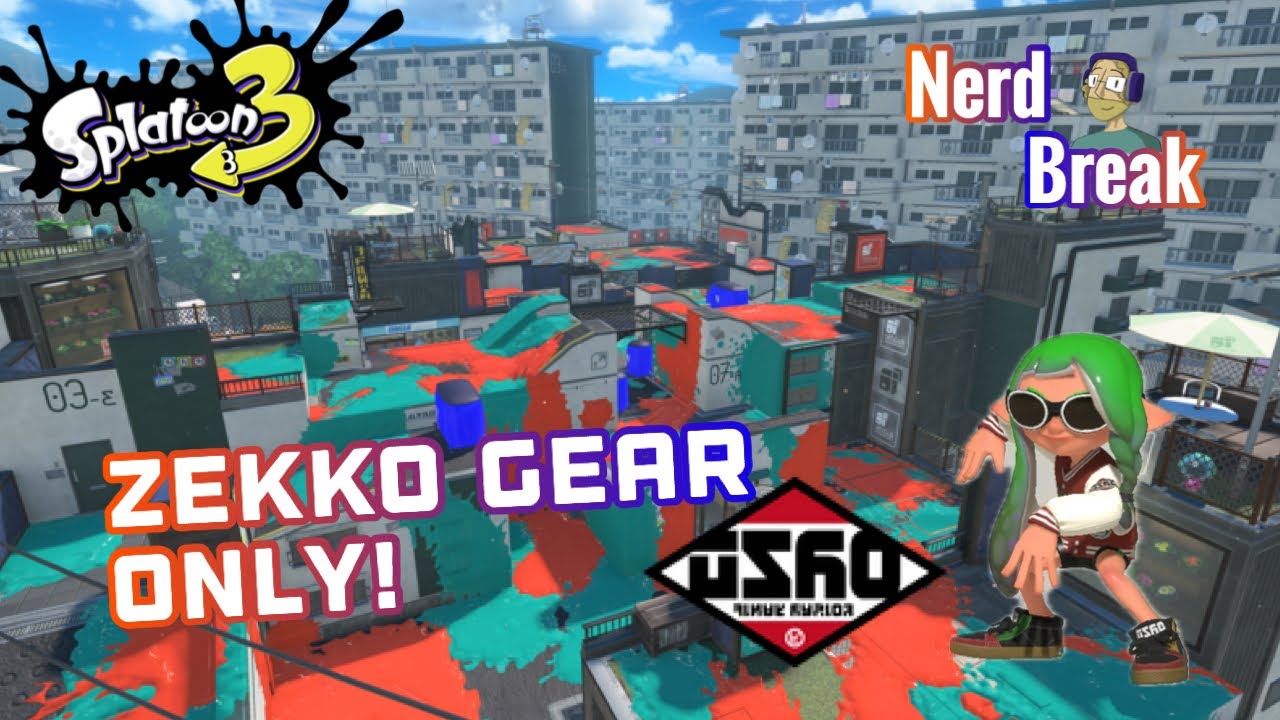 Zekko Zekko Gear Only! Splatoon 3 w/viewers (Stream 523) - YouTube