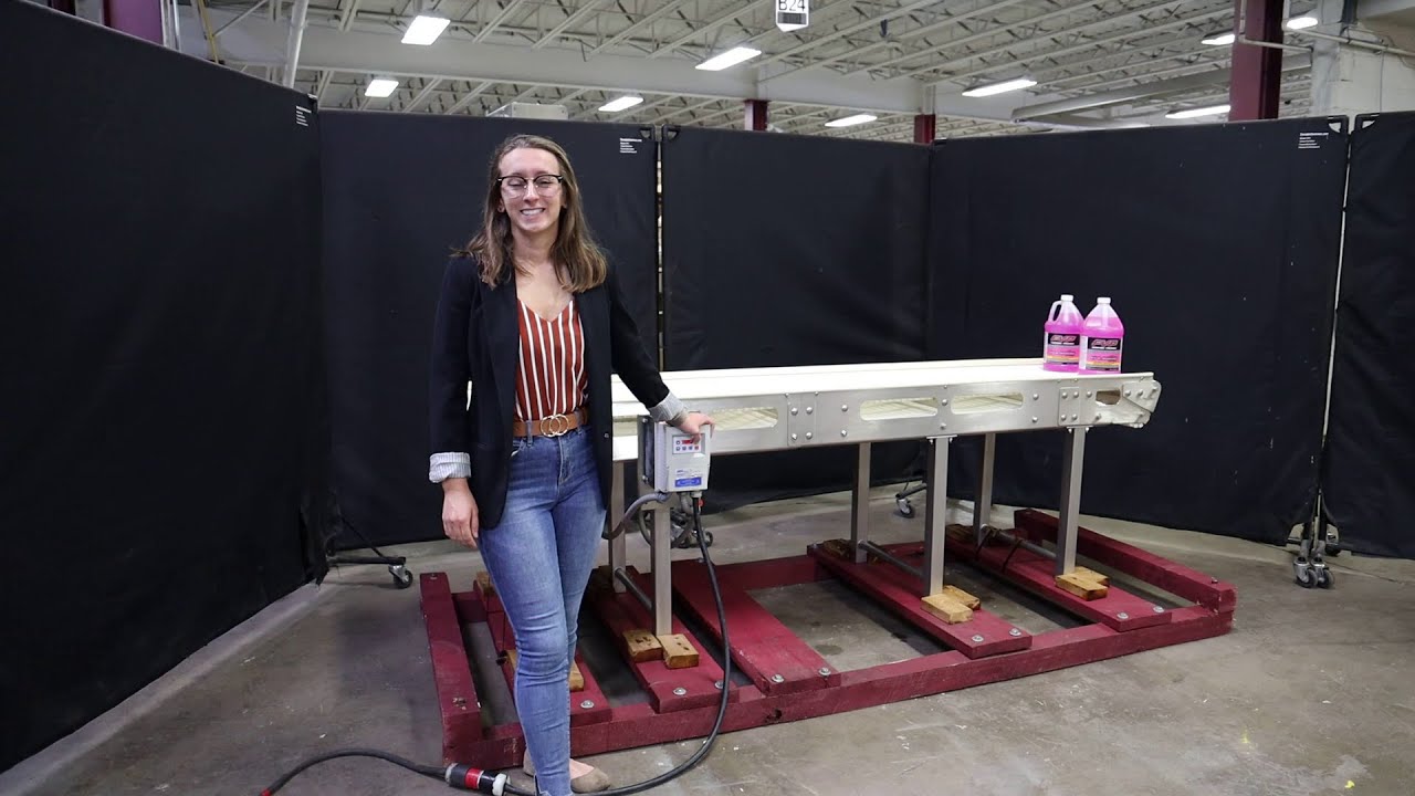 Eaglestone Equipment Table Top Conveyor Demonstration