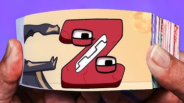 Alphabet Lore But They Transform #2 _ Alphabet Lore ~abcd,shape lore,size comparison Flipbook