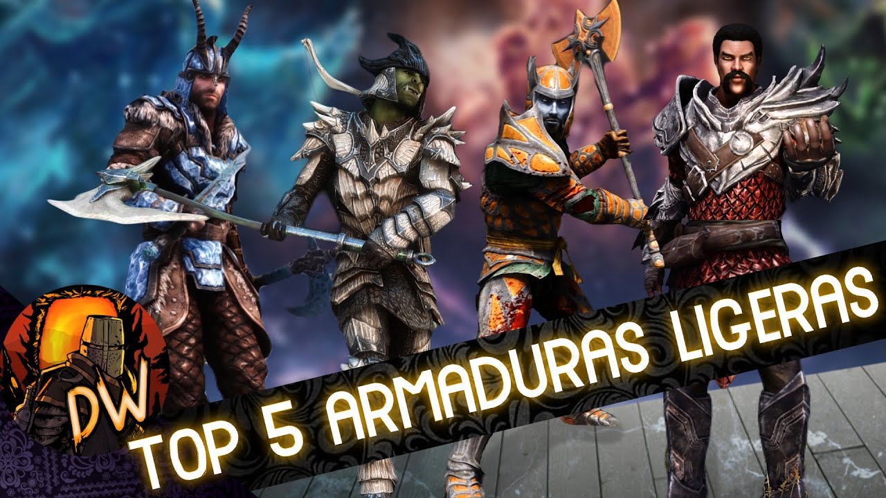 Skyrim: TOP 5 Armaduras Ligeras | 2024