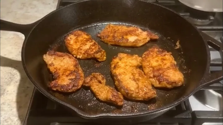 This little trick keeps boneless, lean pork chops from being dry. #TheCheatingGourmet.