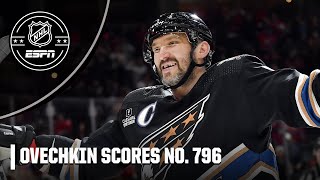Alex Ovechkin scores 796th career goal from center ice | NHL on ESPN