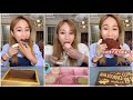 ASMR Chocolate Lava Cake Cheesecake Cream Roll Kwai Dessert ASMR Mukbang 