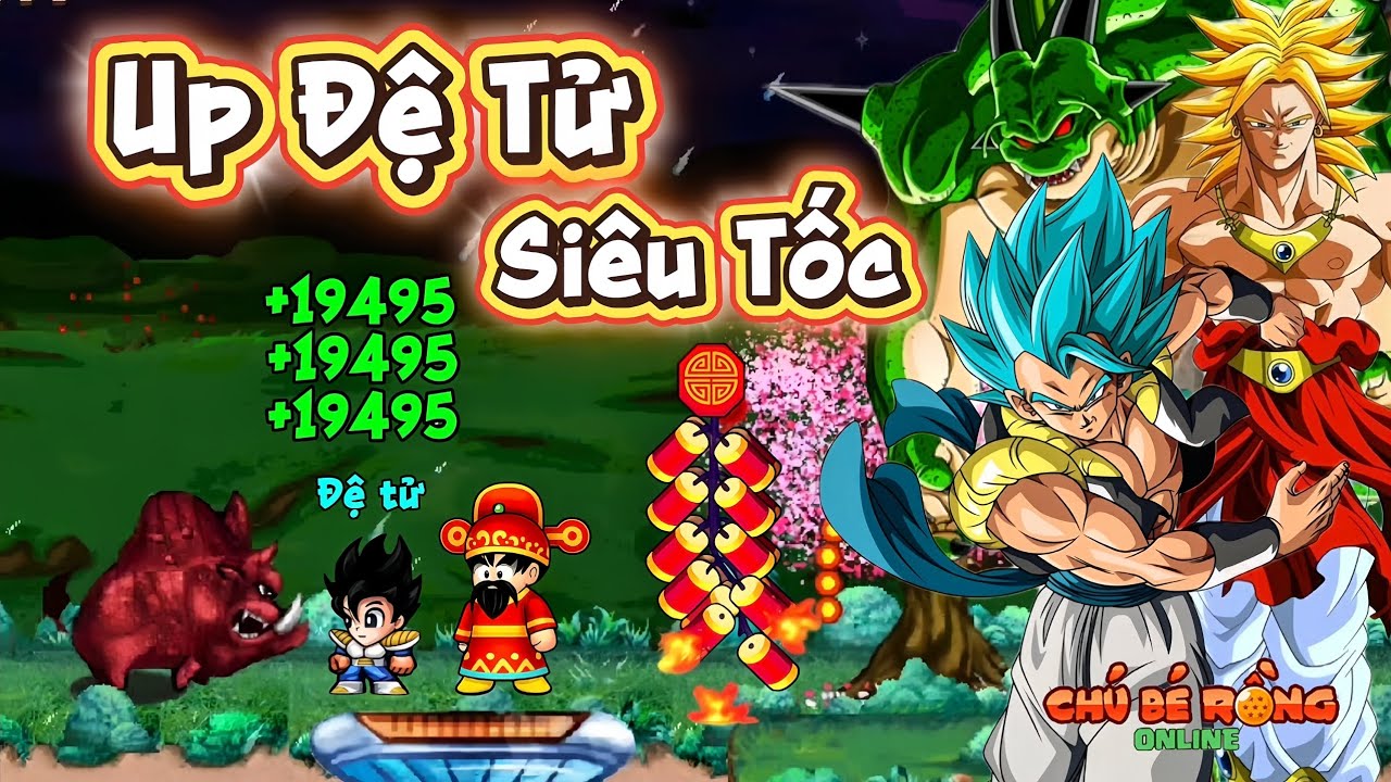 Ngọc Rồng Online - Up đệ siêu tốc cùng Combo lỗi exp