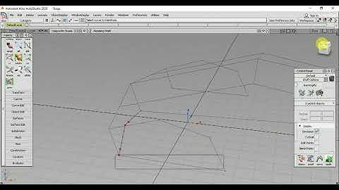 Autodesk Alias II SPACE SHIP STYLING SURFACE CAD TUTORIAL 1