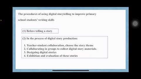 USING DIGITAL STORYTELLING TO IMPROVE PRIMARY SCHOOL STUDENTS’ WRITING SKILLS