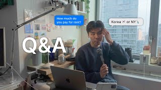 welcome to the first Q&A! (🇰🇷/🇺🇸)