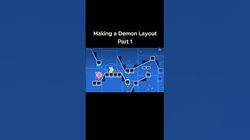 Making a Demon Layout - Space Invaders #geometrydash #shorts #gdlayout #gdcommunity @GamingWithTyYt