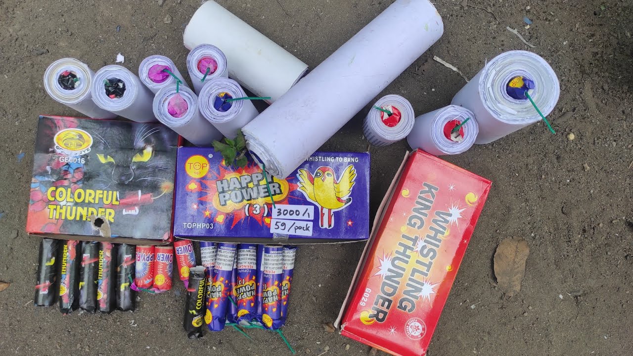 EKSPERIMEN MERCON KERTAS DARI MERCON HEPPY FLOWEER DAN WHISTLING KING TUNDER