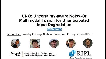 UNO: Uncertainty-aware Noisy-Or Multimodal Fusion for Unanticipated Input Degradation