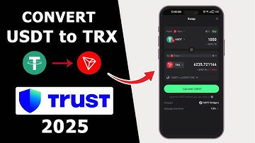 How to Convert USDT to TRX (Tron) in Trust Wallet 2025