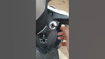 How to open Honda Activa lock if the shutter closed with your finger