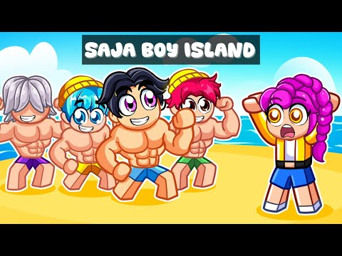 Rumi Found A SAJA BOYS ONLY Island in Roblox! (Kpop Demon Hunters)