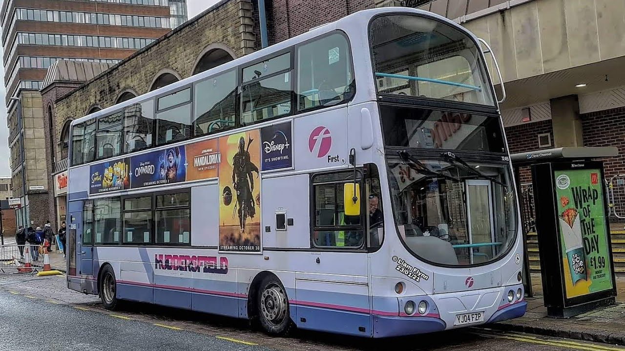 First Huddersfield Volvo B7TL Wright Eclipse Gemini 32465 YJ04 FZP Ex Leeds